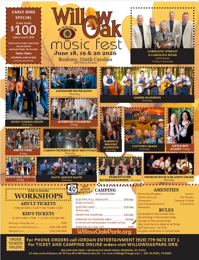 Willow Oak '26 Flyer