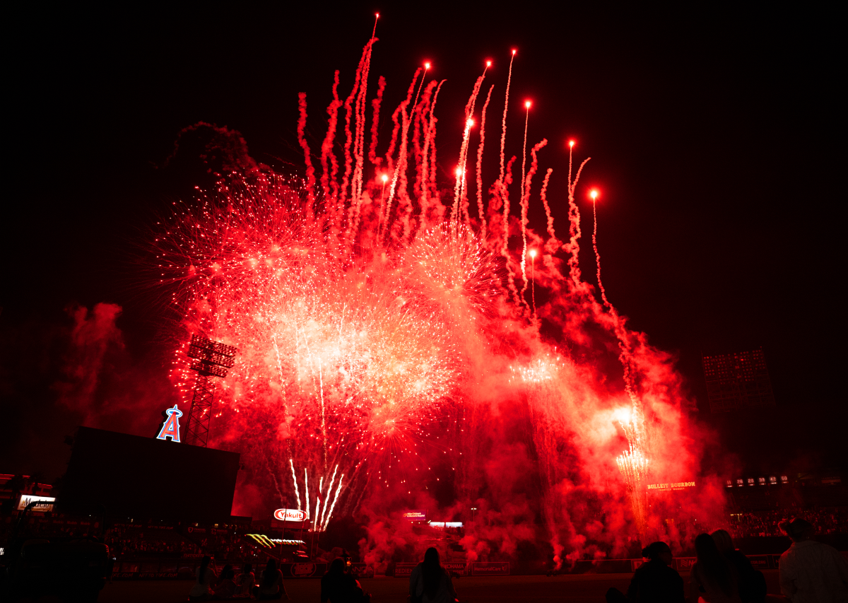 Angel Stadium Fireworks
