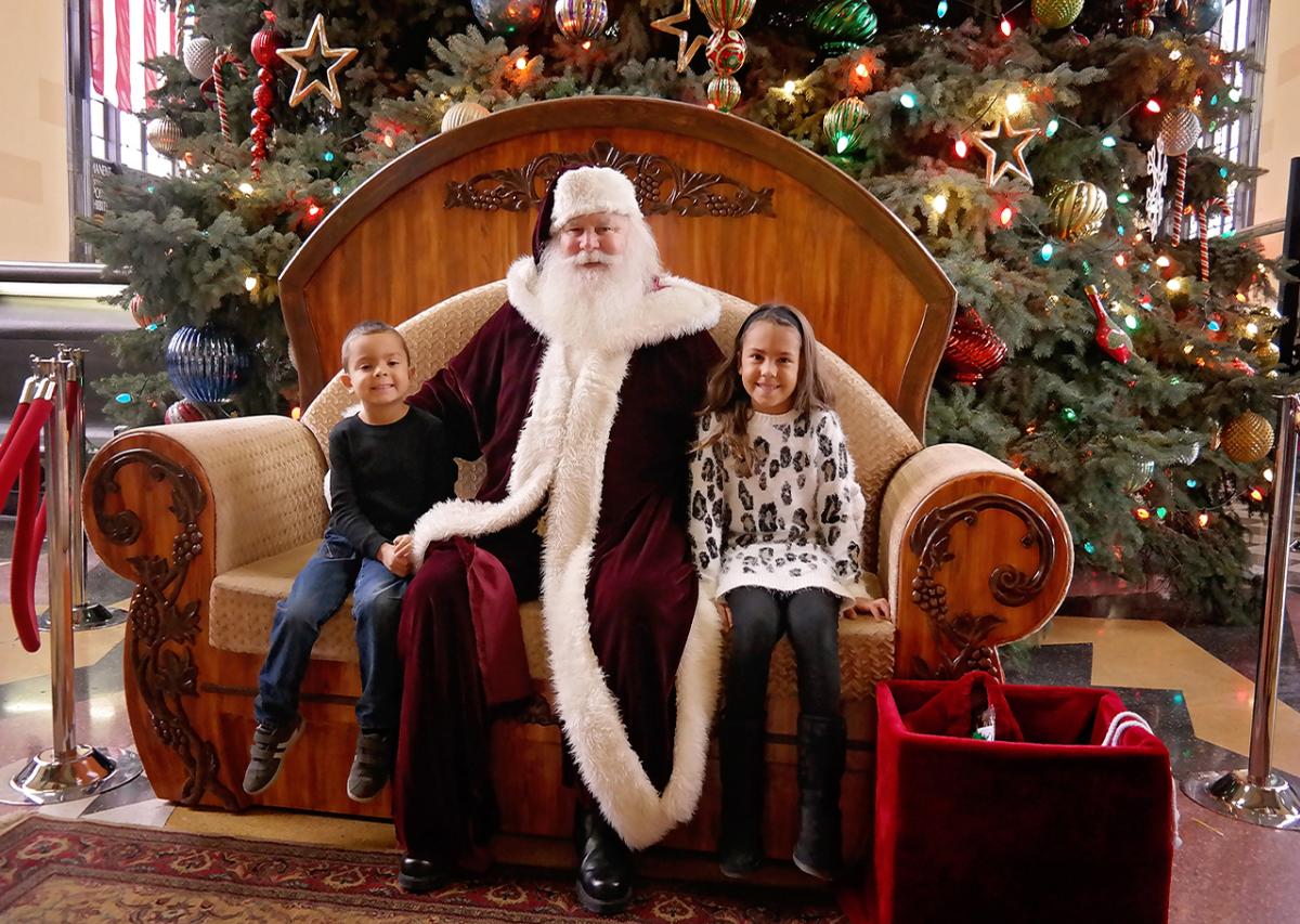 Santa at Durham Museum