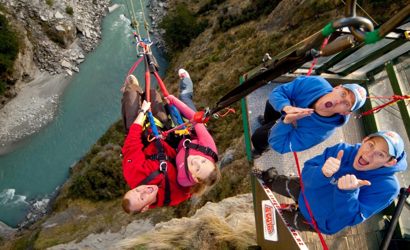 Shotover Canyon Swing tandem couple