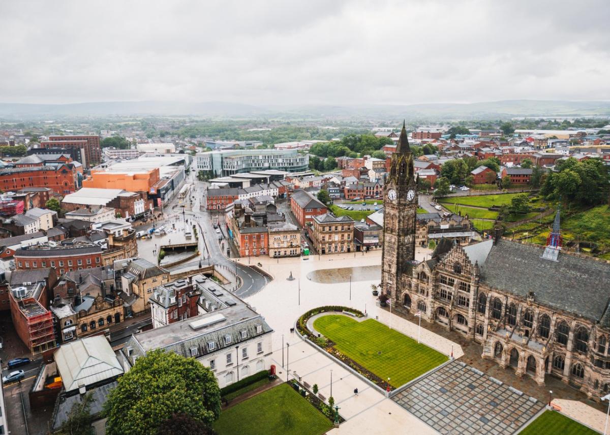 Exterior of Rochdale Town Hall