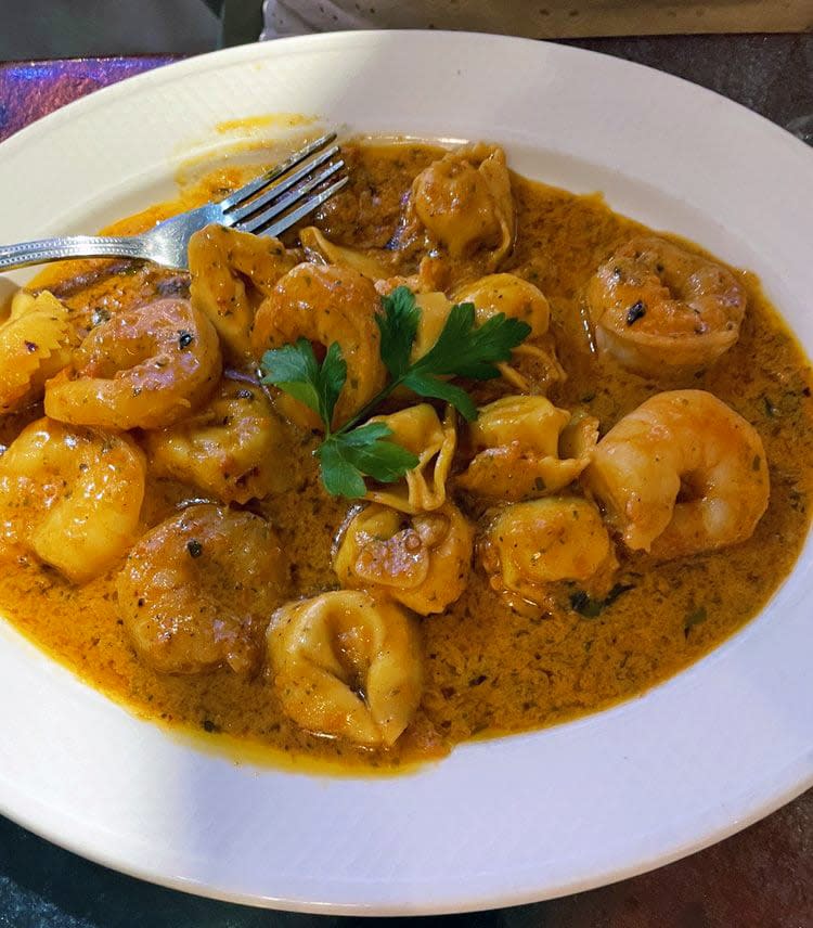 il giardino sauted shrimp