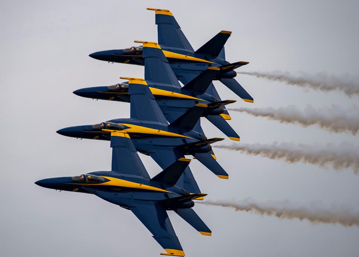 Blue Angels Frontiers in Flight Air Show Wichita - McConnell AFB