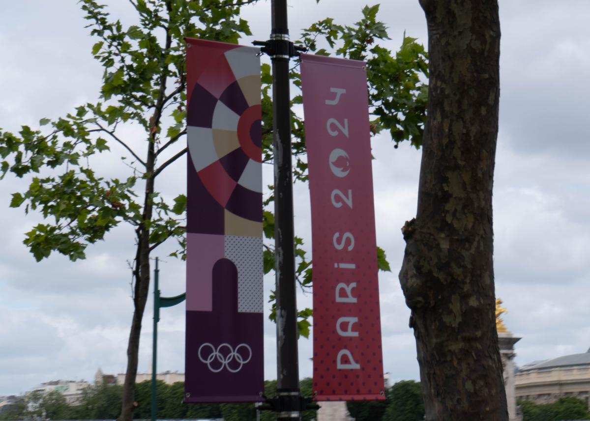 Paris Olympics sign