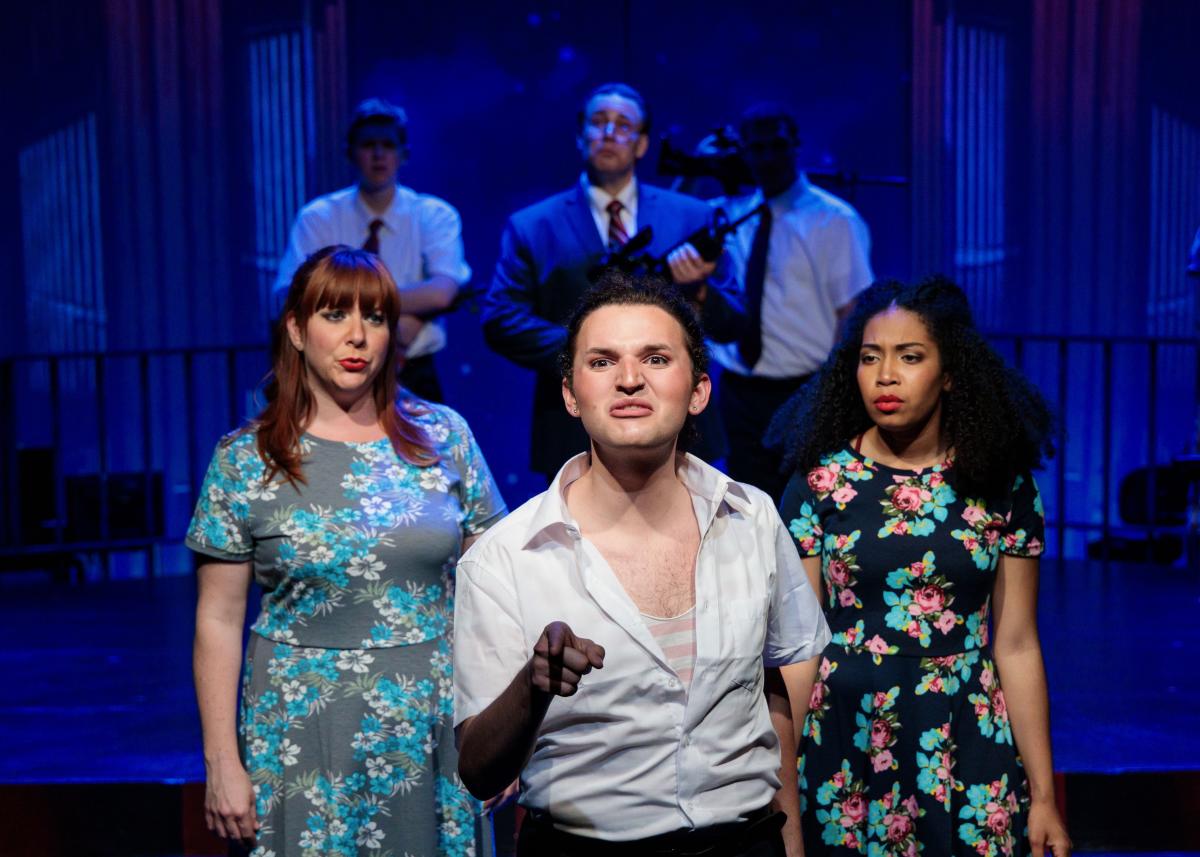 Julie Silvestro Waite, Jacob Weitlauf, Daisy Allred and Cast of Salt Lake Acting Company’s Saturday’s Voyeur 2019