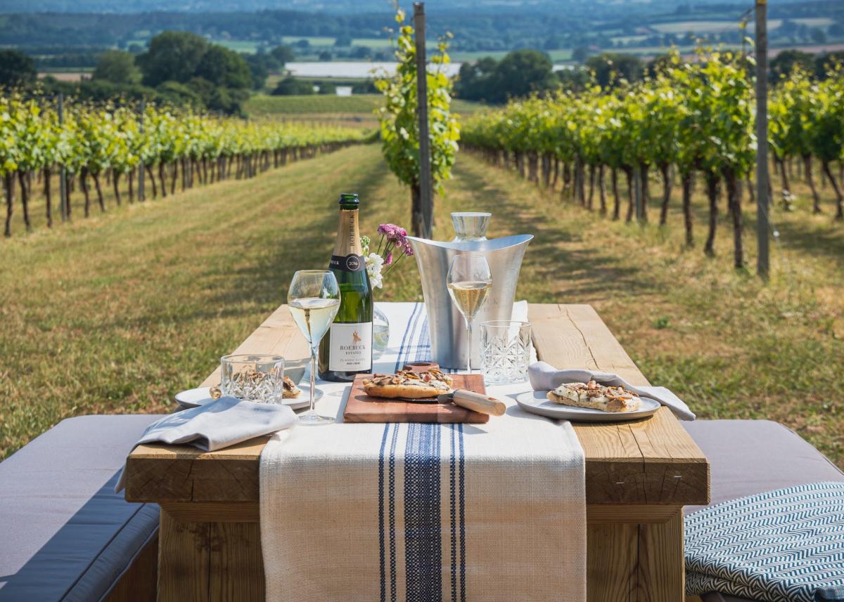 Table at Roebuck Vineyard