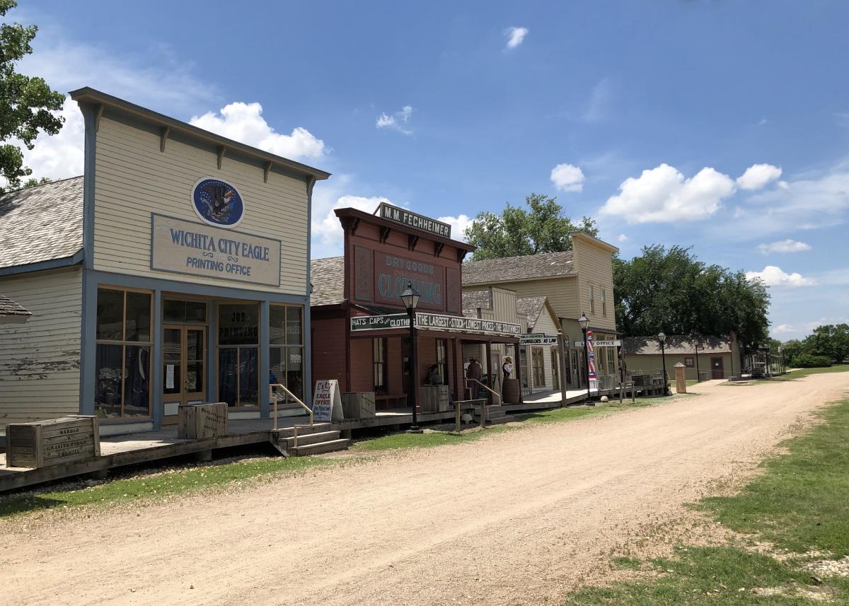 Main Street View at Old Cowtown Museum