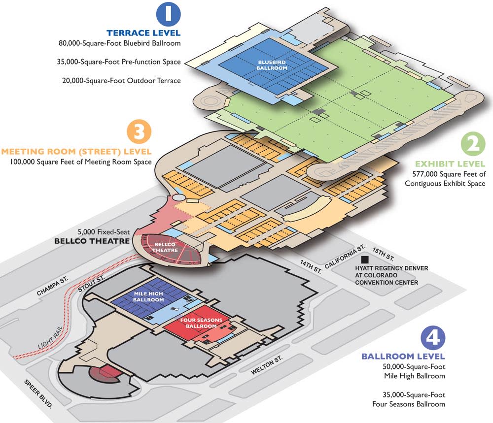 Colorado Convention Center Expansion Floor Plan