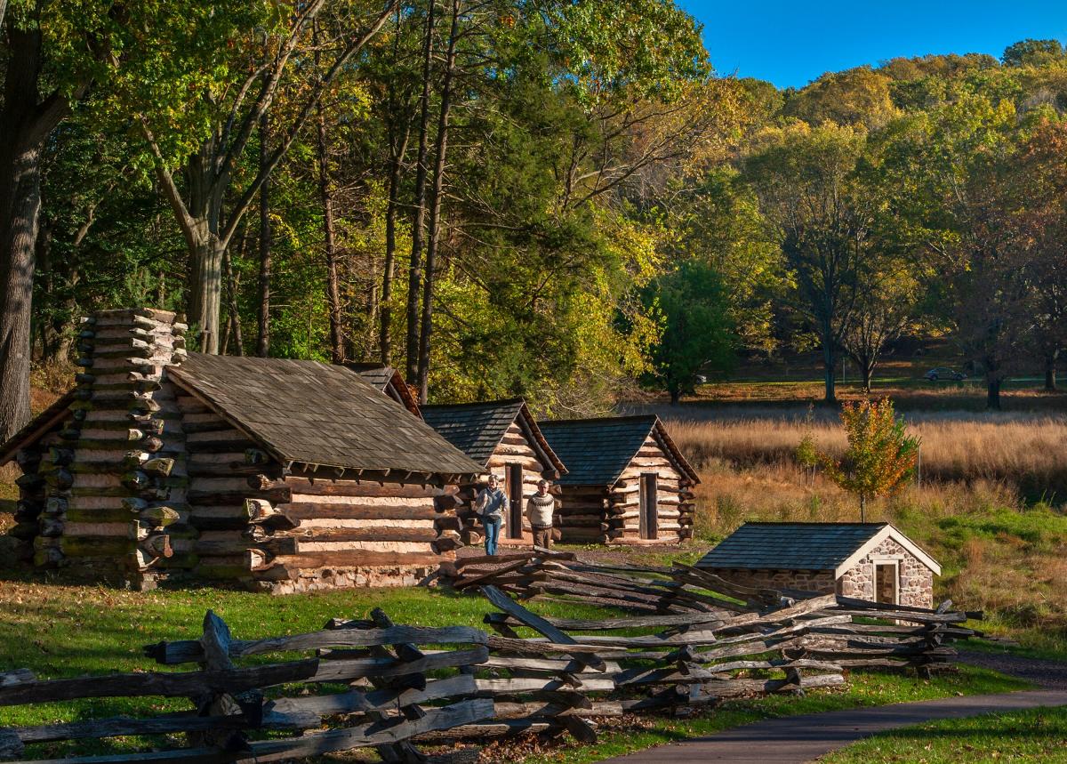 Valley Forge Park Cabins Fall