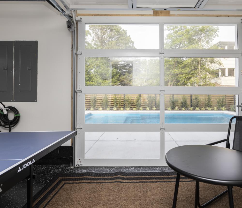 Garage Game Room and Pool