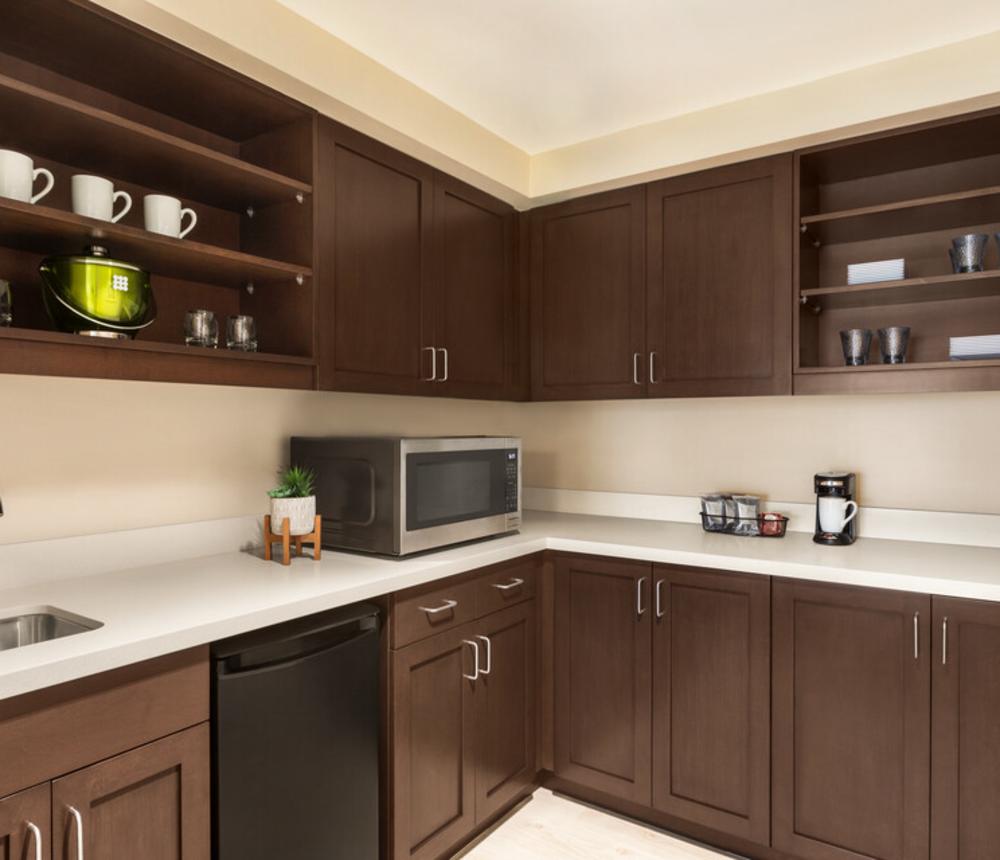 our one bedroom suite's kitchenette area