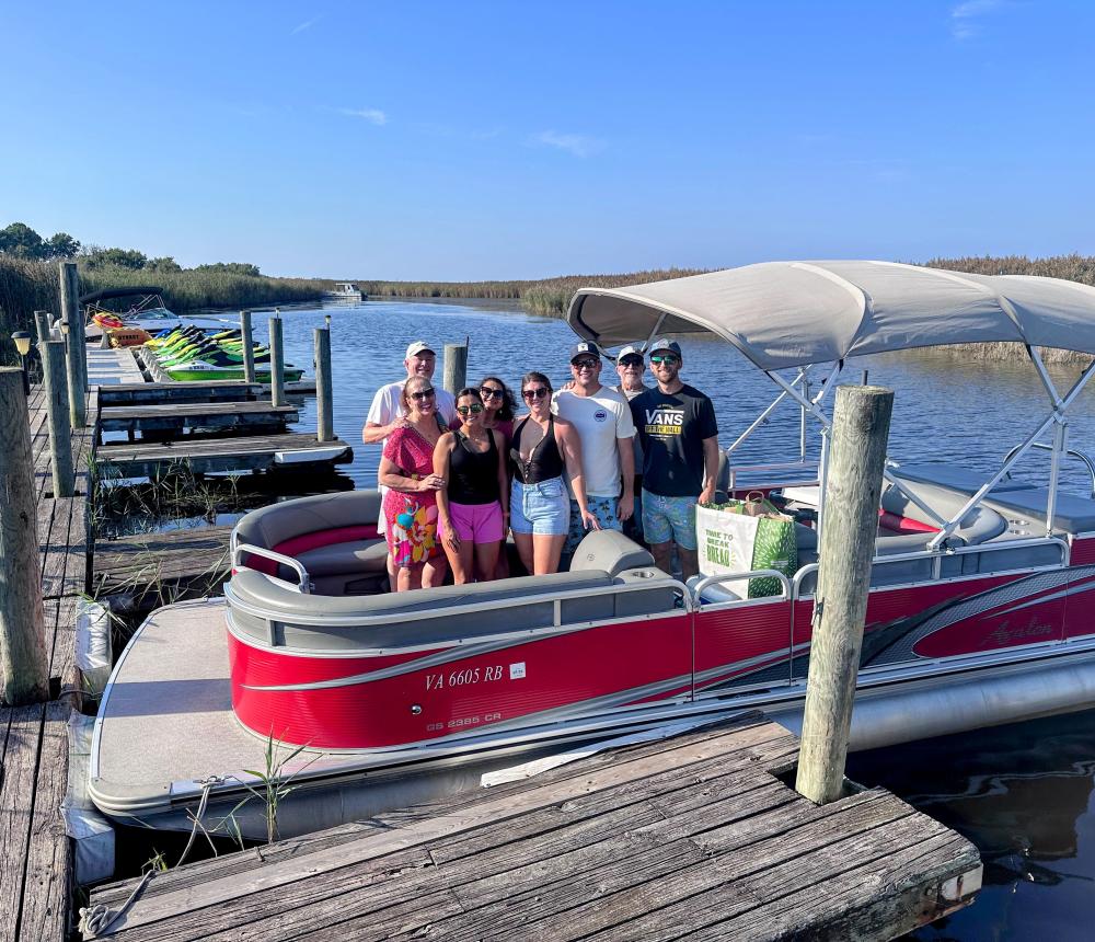 Family pontoon rental