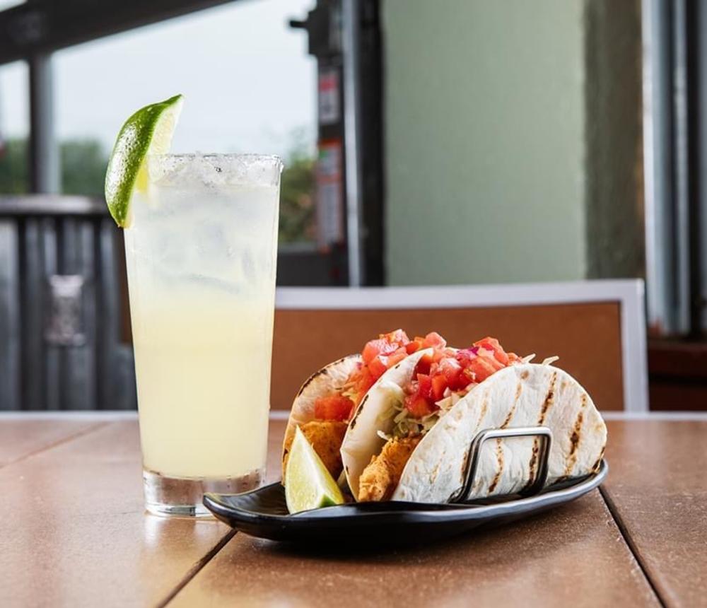 Organic Margarita & Mahi Mahi Tacos!