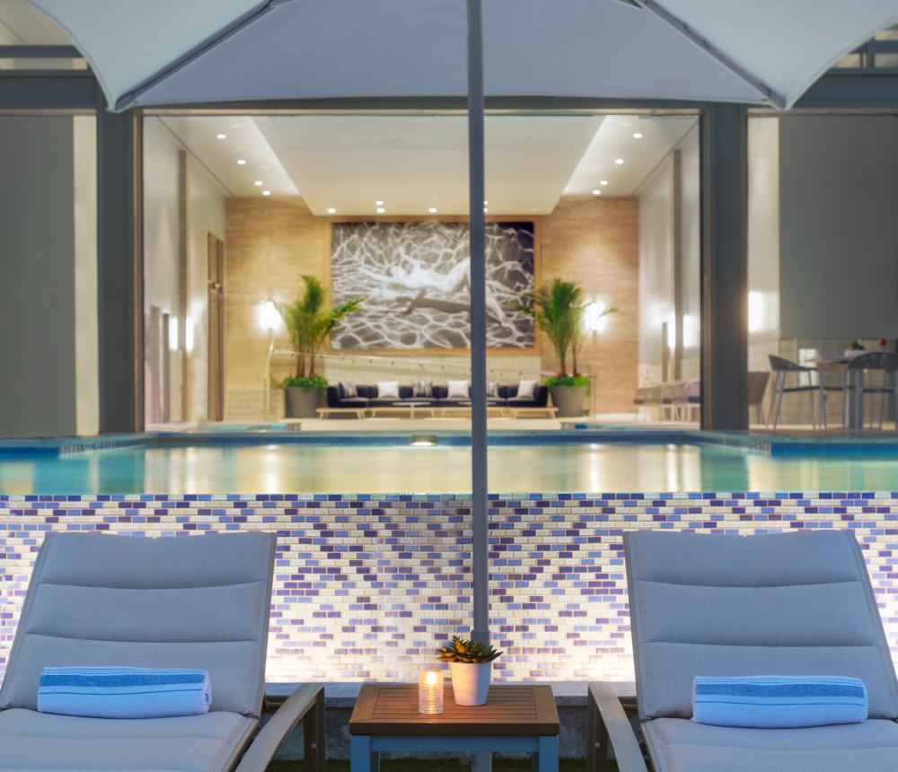 Outdoor Pool Lounge Area