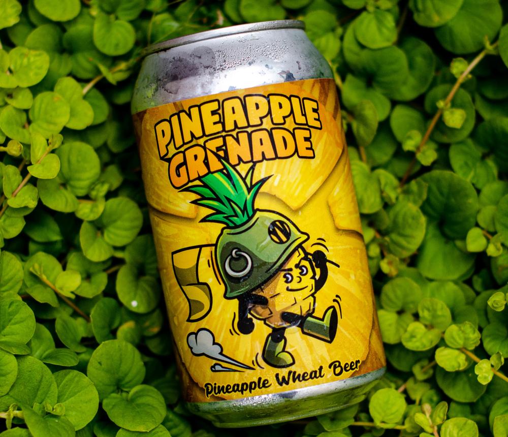 Pineapple Grenade Can