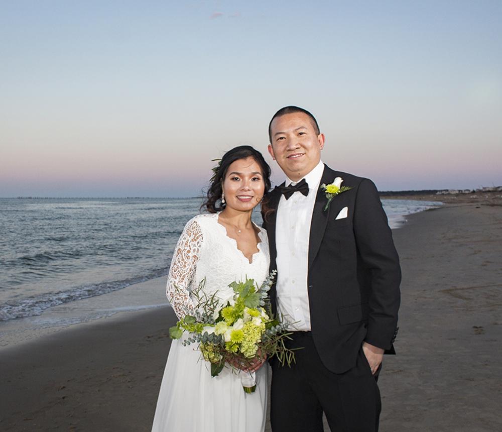 A Romantic Sunset Wedding for Two