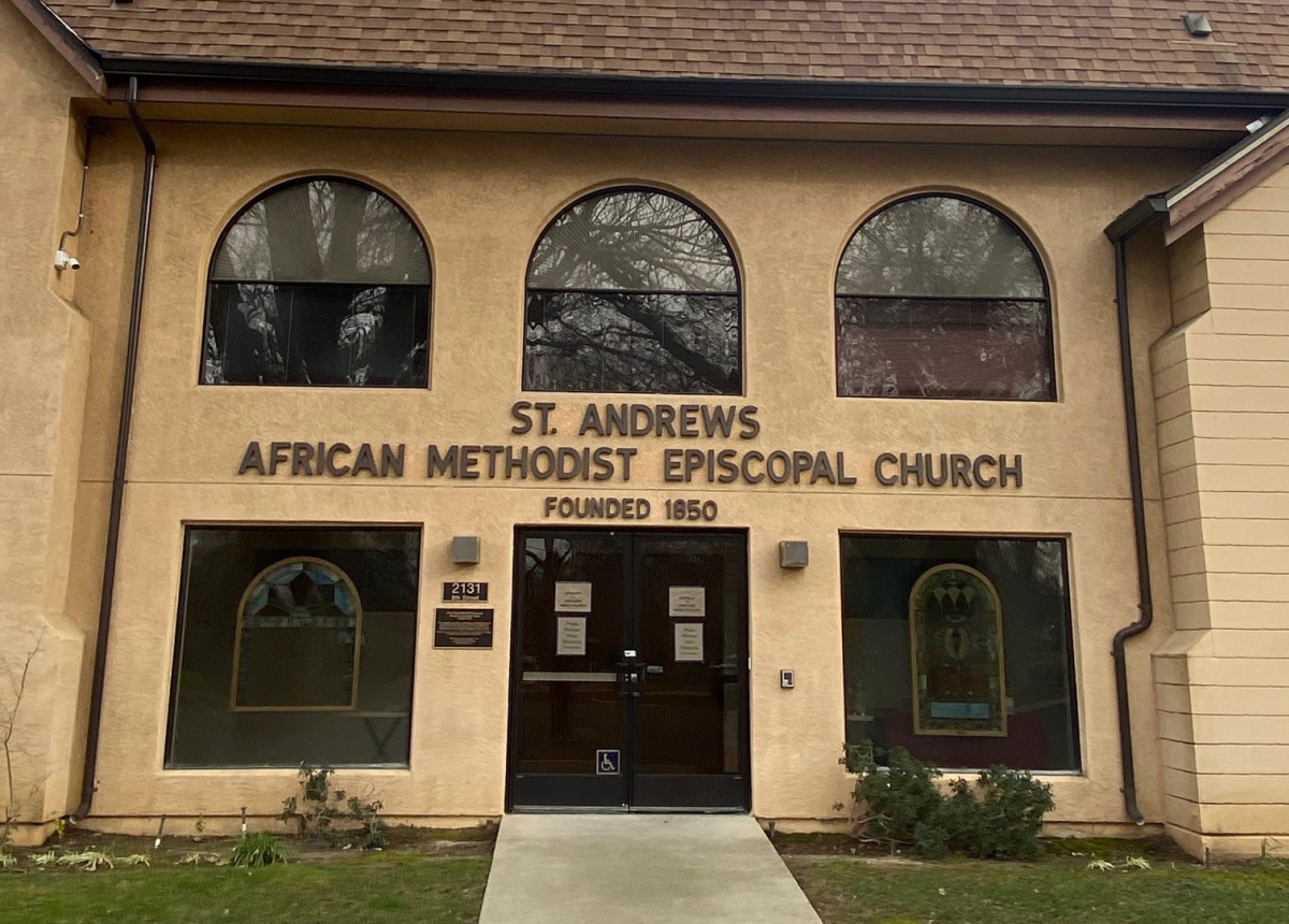 St. Andrews African Methodist Episcopal Church, founded in 1850