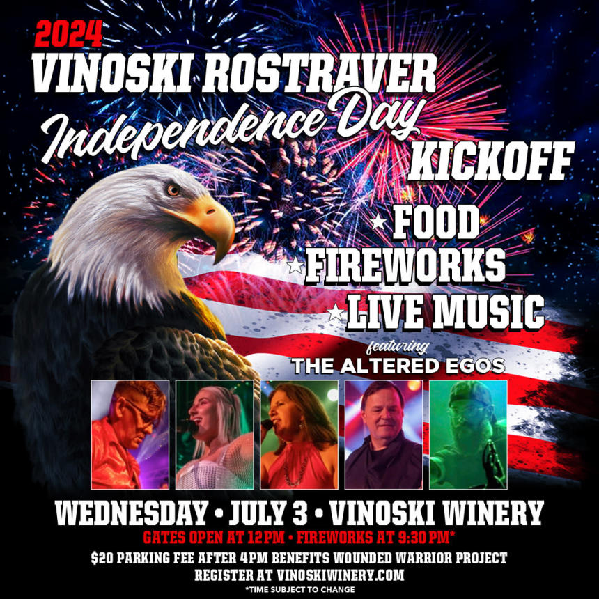 Vinoski Rostraver Independence Day Kickoff