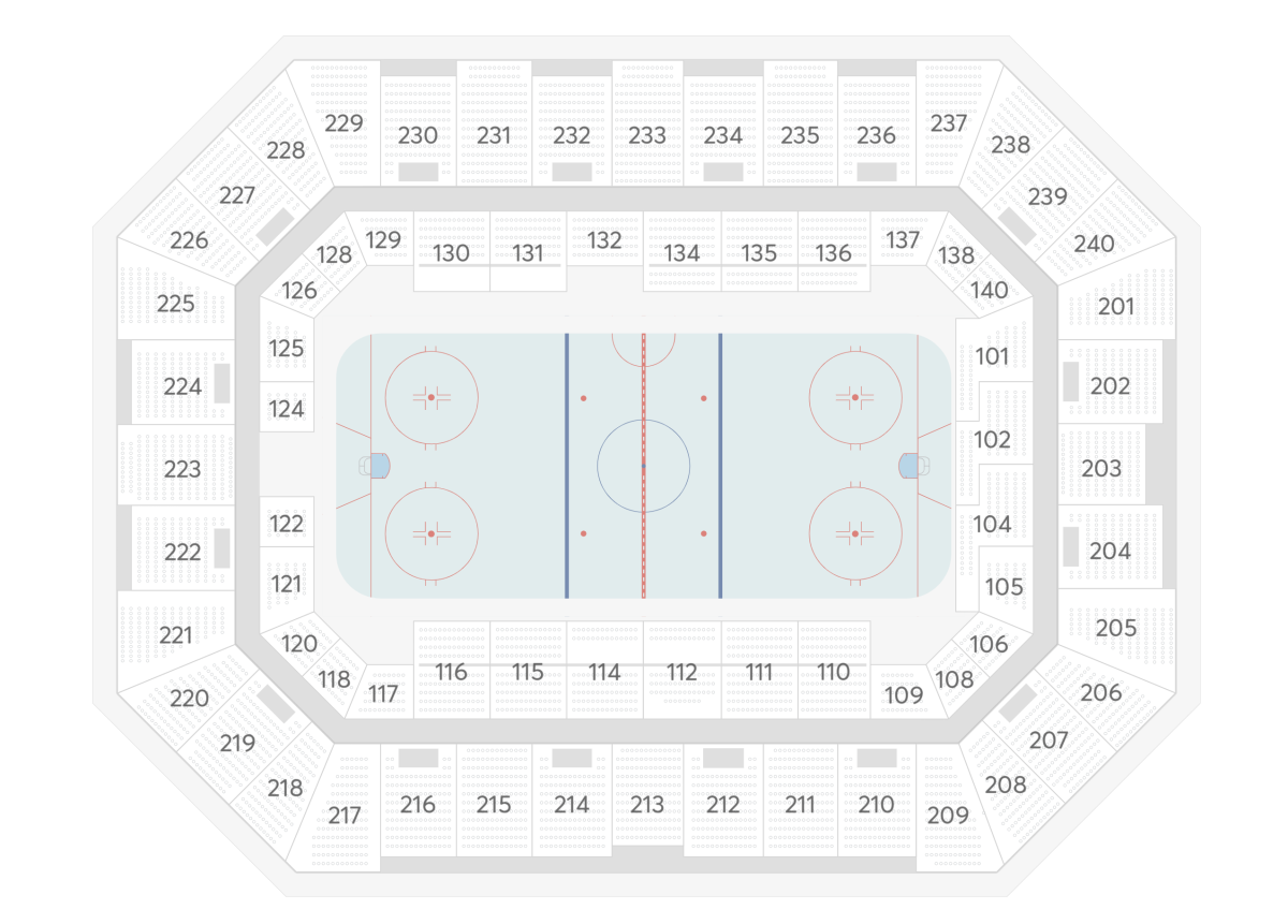 Arena - Hockey Seating Chart