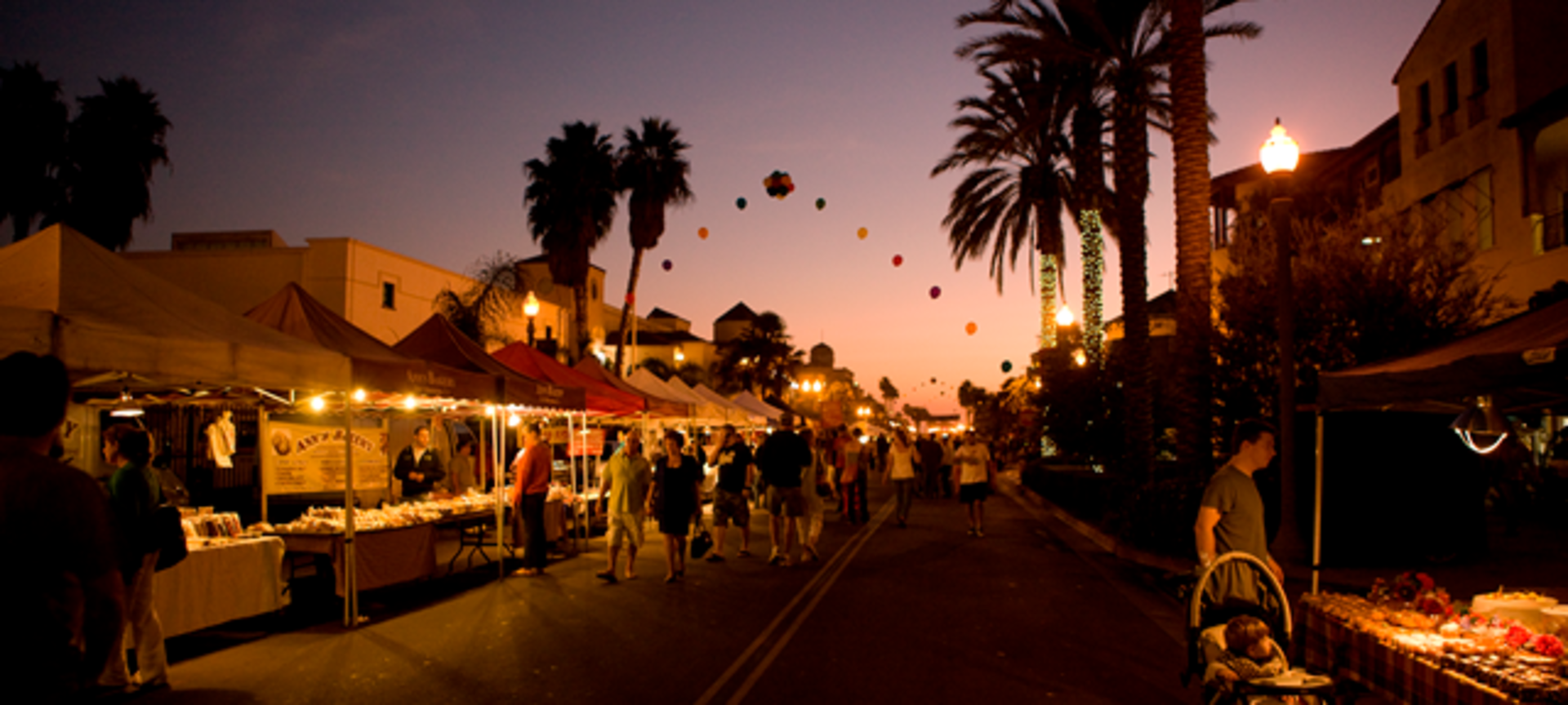 Surf City Nights Weekly Street Fair Live Music Food Stands