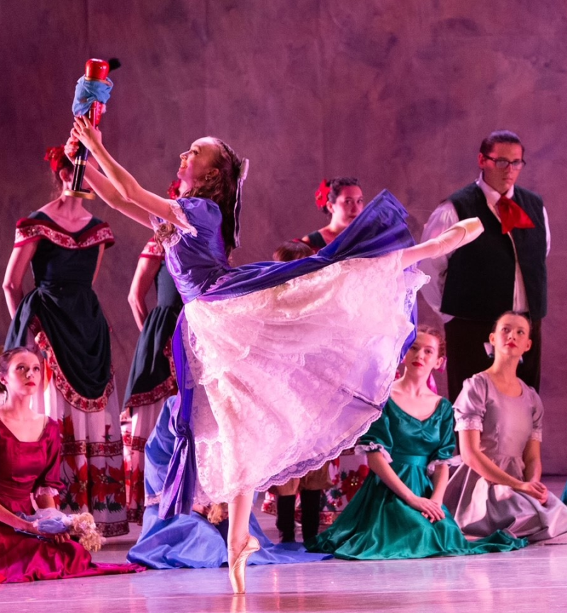 Dancers perform during the Nutcracker in the Land of Enchantment.