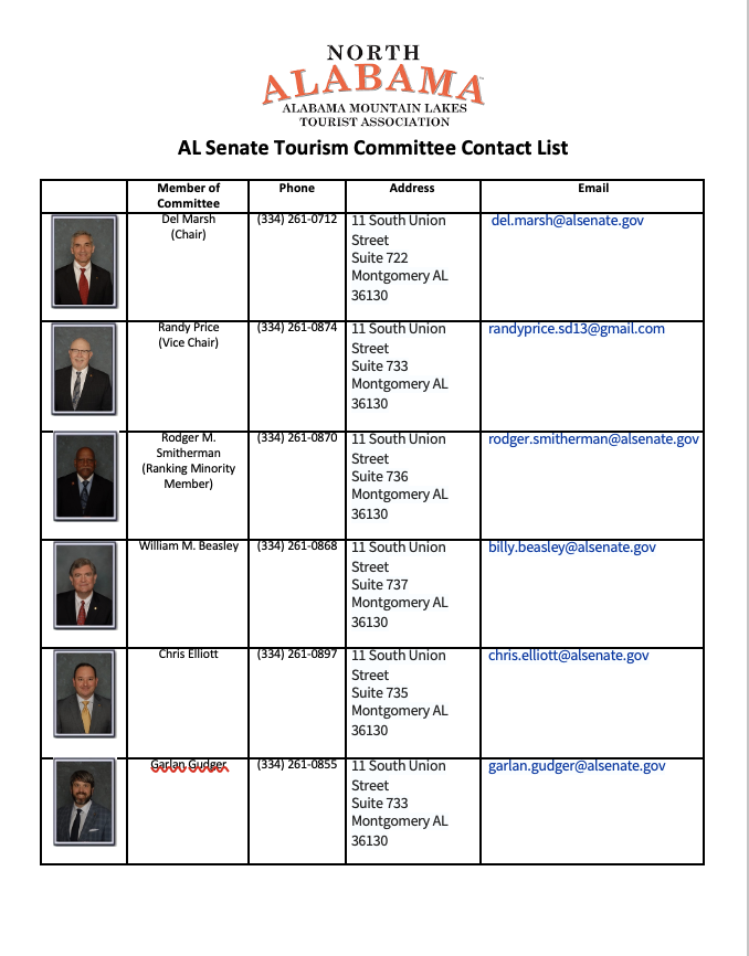 Senate Tourism Committee