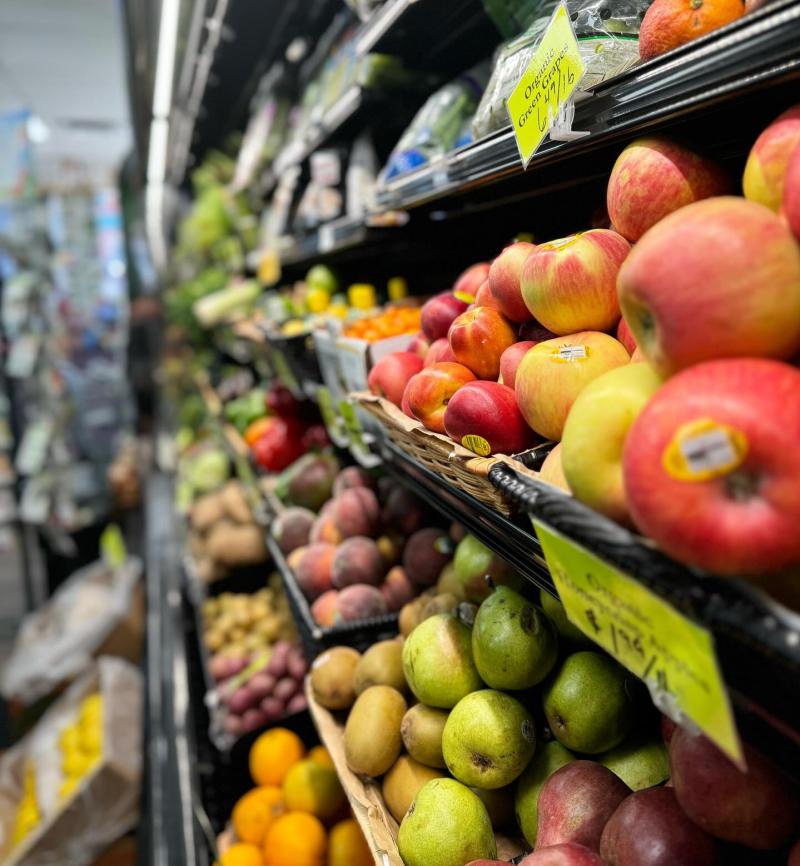 Fruit and vegetable section at La Montanita Co-op