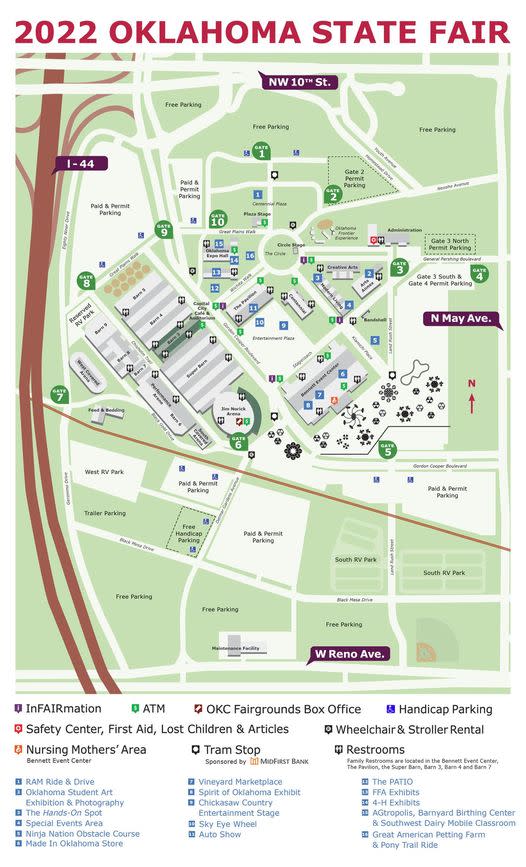 Oklahoma State Fair Park Map