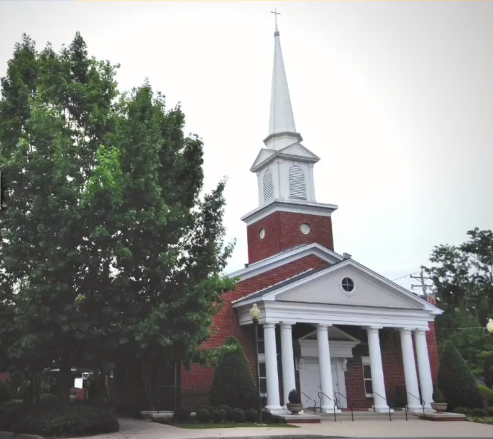 moulton baptist church for walking tour blog