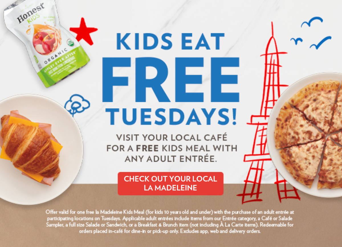 La Madeleine - Kids Deal - 2024