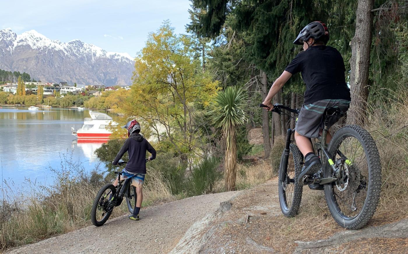 Rory & Toby Meek, Queenstown Gardens trail