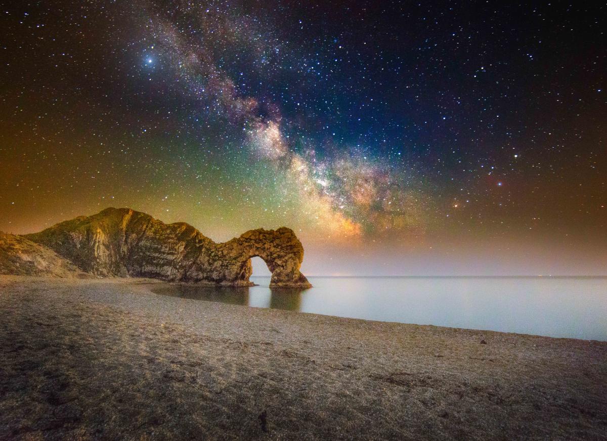 Durdle Door and Milky Way