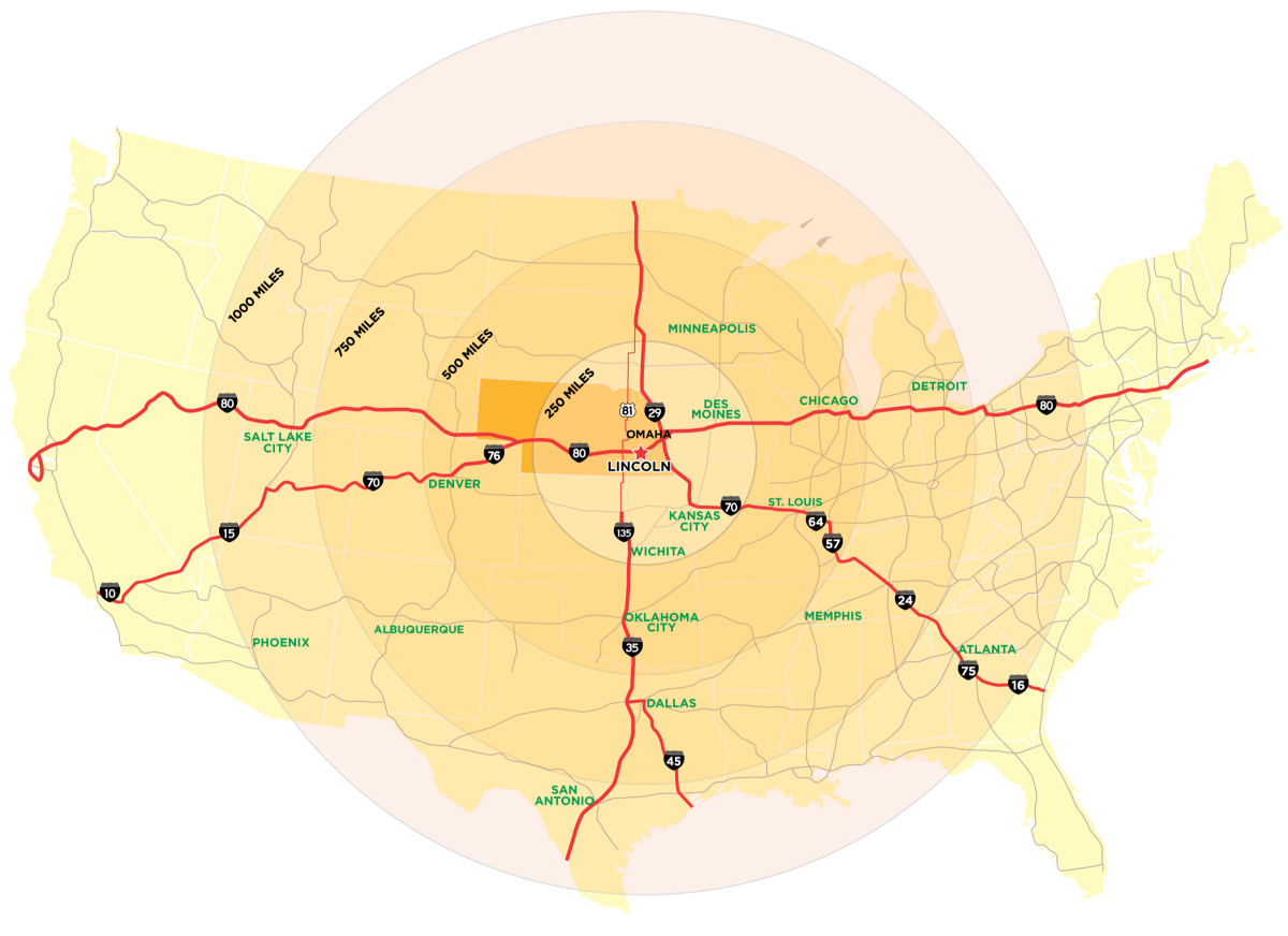 National Driving Distance