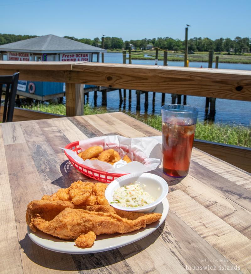 Seafood lunch in Calabash