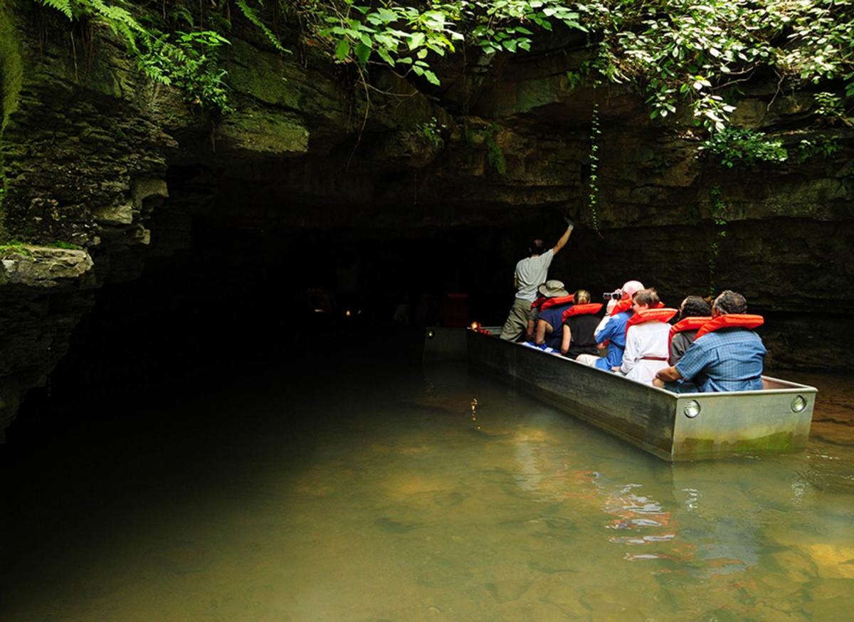 Spring Mill State Park cave tour