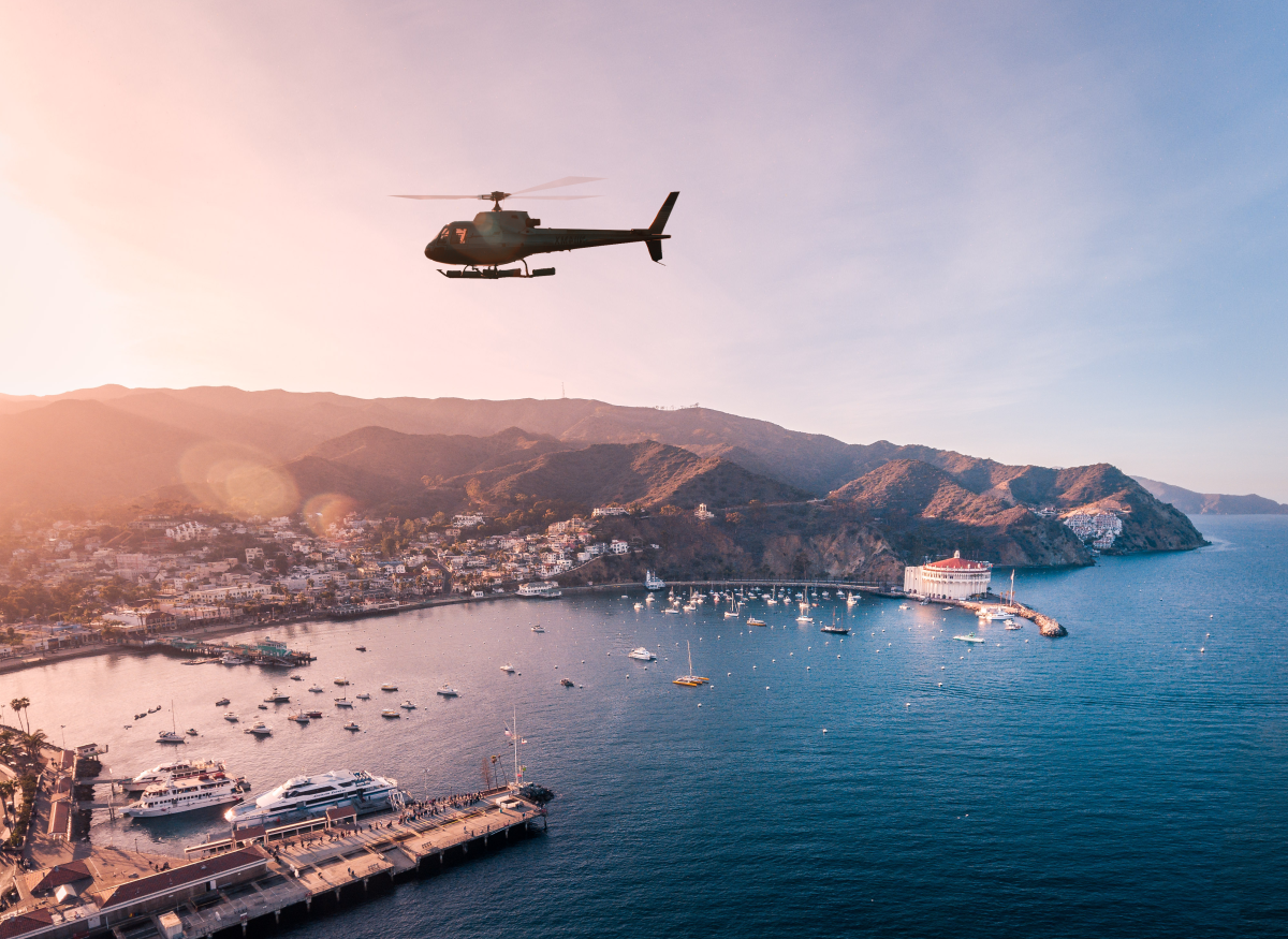Catalina Island Helicopter Tour From Orange County