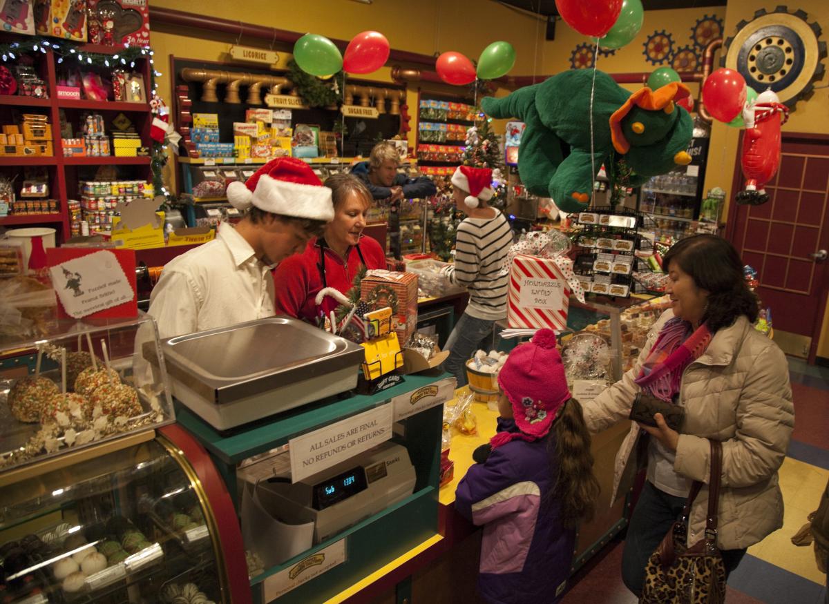 Holiday Shopping at Candy Store in Durango