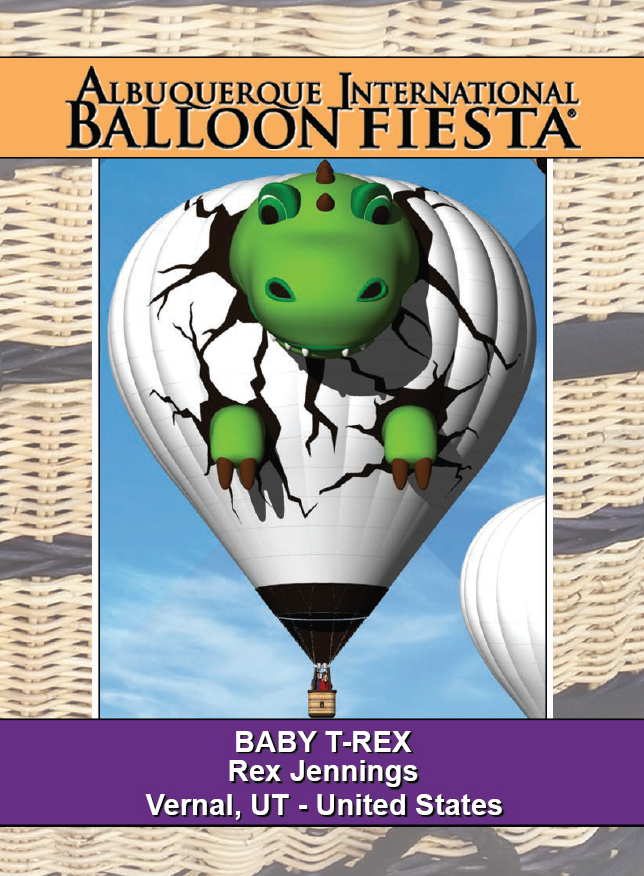 Baby T-Rex Special Shape Balloon