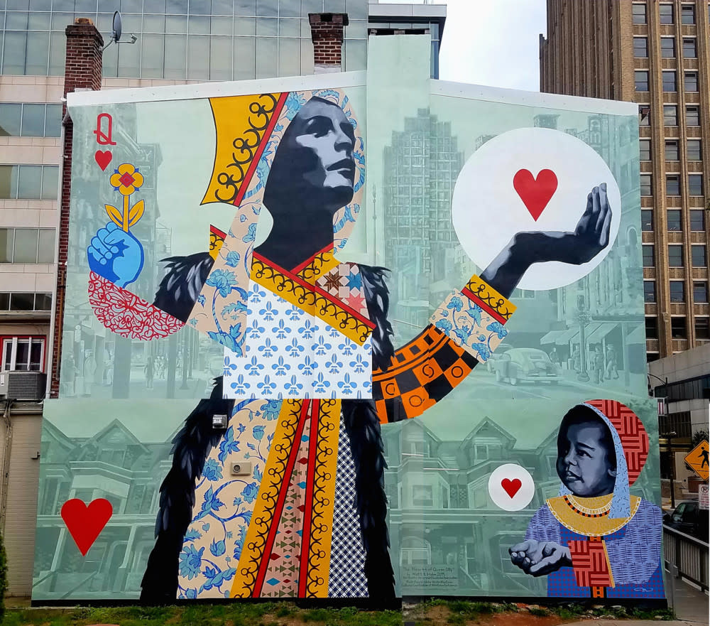 Allentown Mural - 'The Heart of Queen City (2019)'