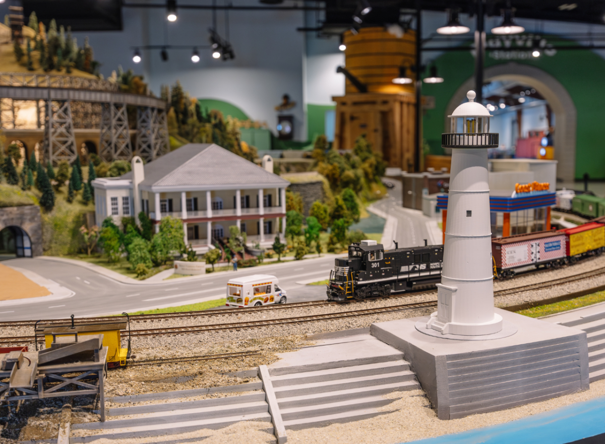 Model train set at Traintastic