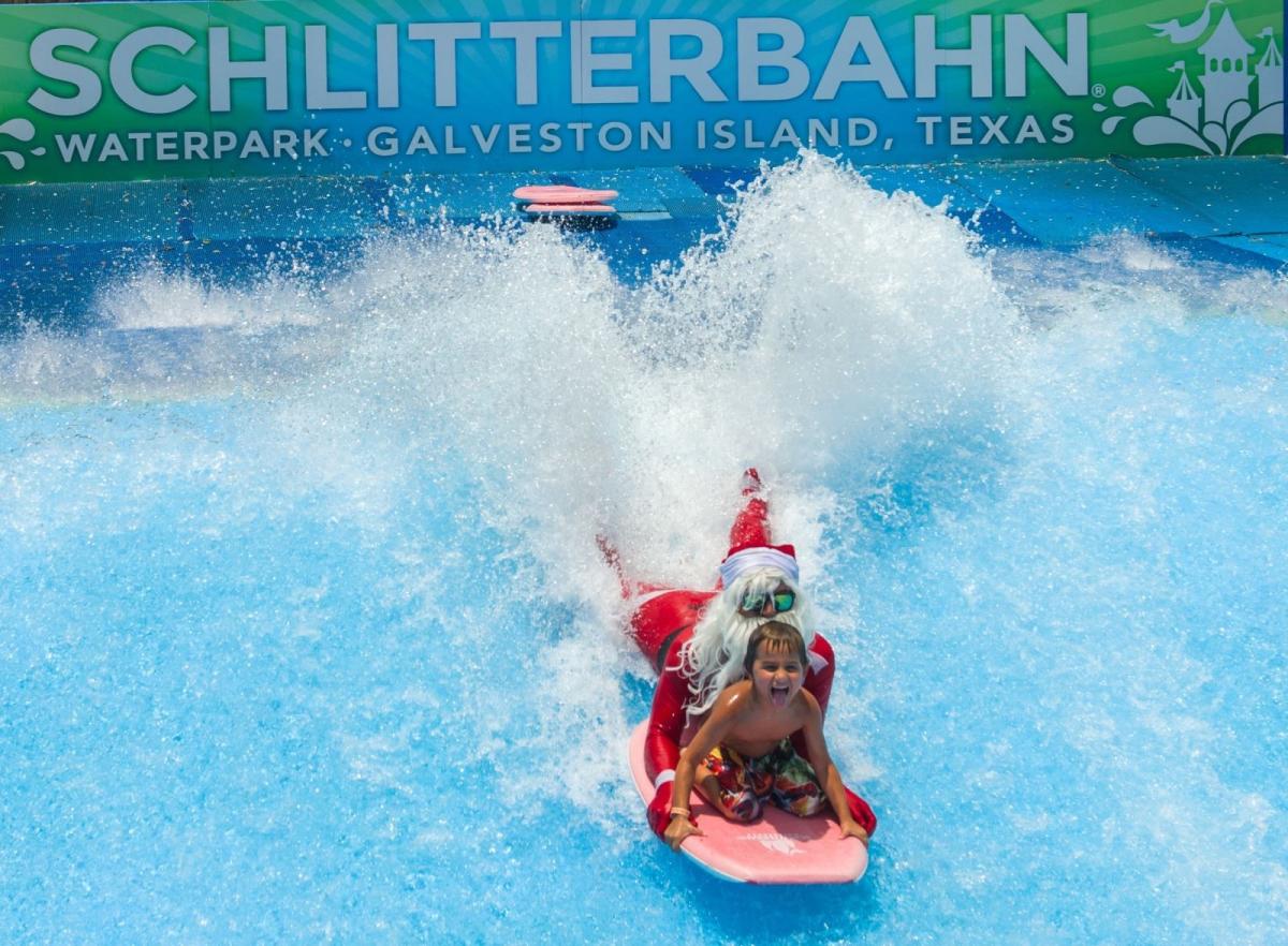 Schlitterbahn Galveston Santa