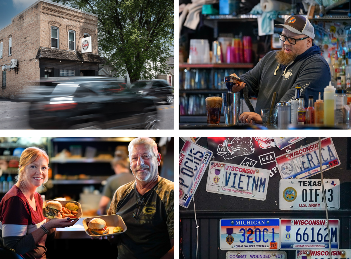 Pete's Garage Bar atmosphere and bar vibes in Oshkosh, Wisconsin