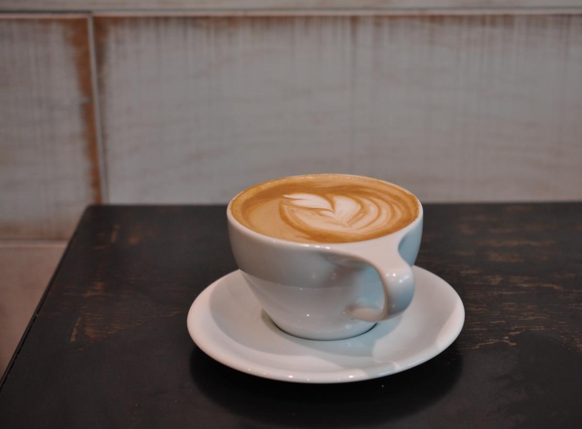 coffee sitting on a table