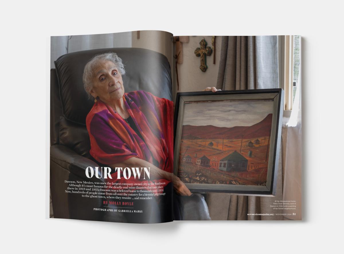 Magazine spread of "Our Town" by Molly Boyle.