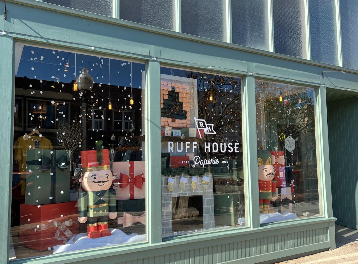 Ruff House Holiday Window