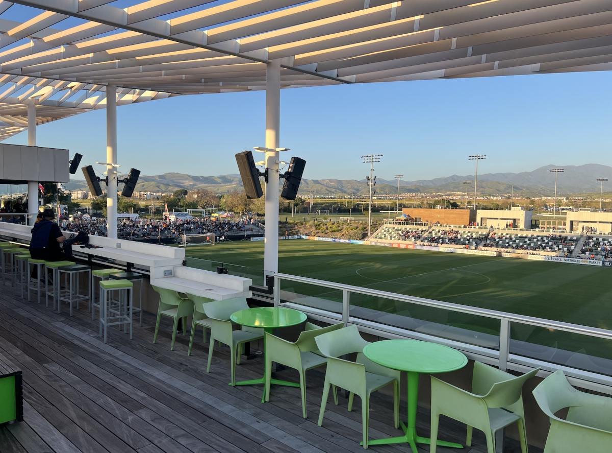 OC Soccer Club Irvine Field VIP seating