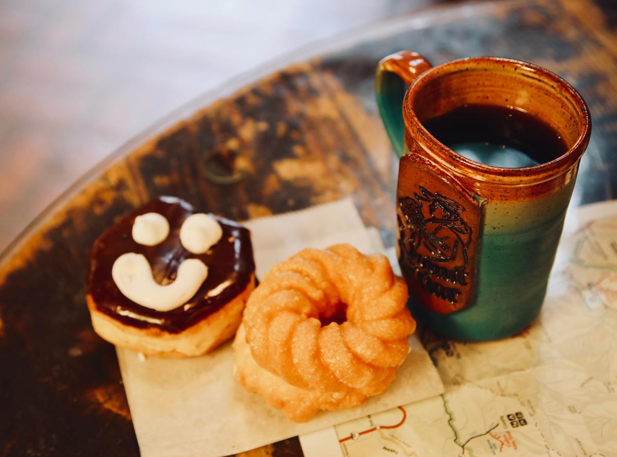 Donuts and Drink From The Donut Friar