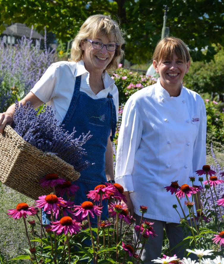 Lavender Farm and Sandrine