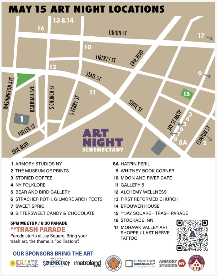 Art Night Schenectady May 26