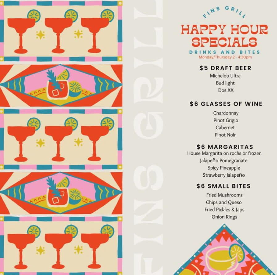 Fins Happy Hour